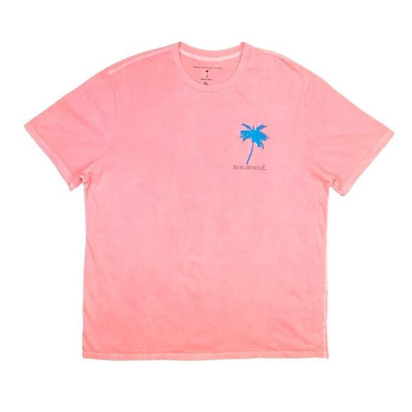 Margaritaville Vacay Vibes Crew Neck Tee - Burnt Coral - Size XL - Picture 1 of 5